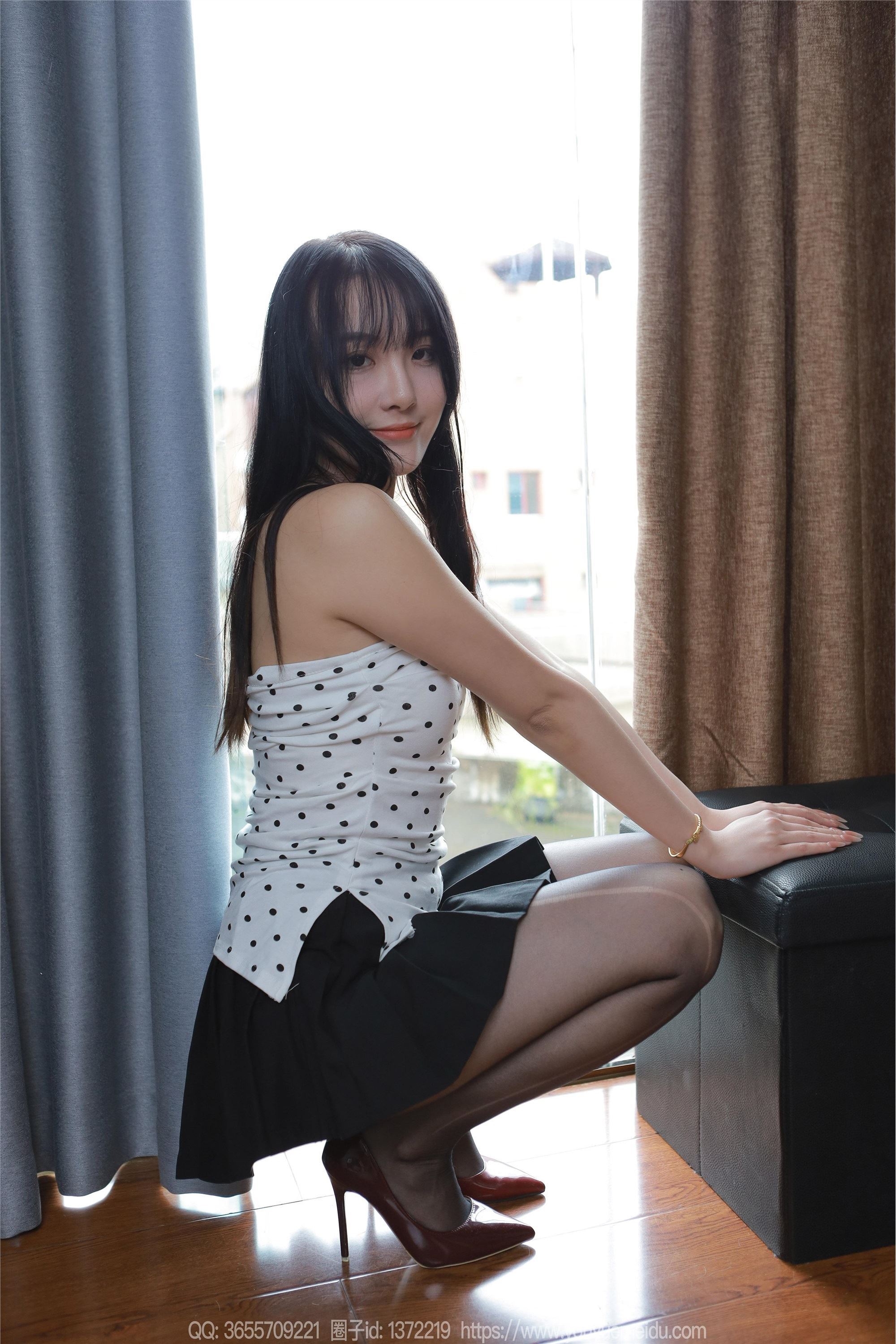 IESS异思趣向  2024.07.16 丝享家 1795 婉萍《波点短裙》